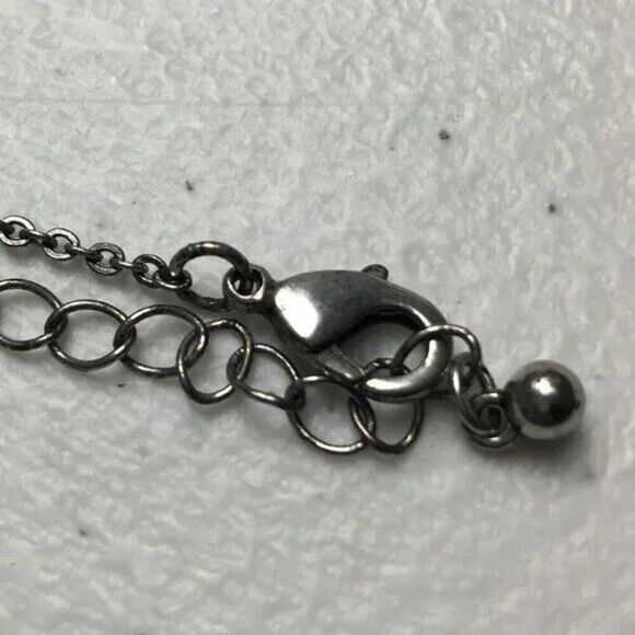 Sun Medallion Pendant Necklace 28in Silver Tone Cable Chain Spring Clasp - Picture 8 of 9